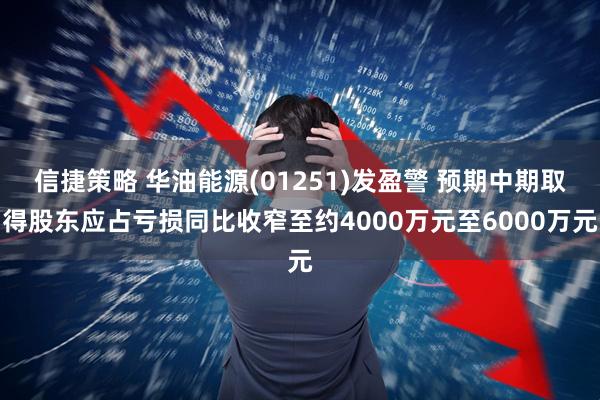 信捷策略 华油能源(01251)发盈警 预期中期取得股东应占亏损同比收窄至约4000万元至6000万元